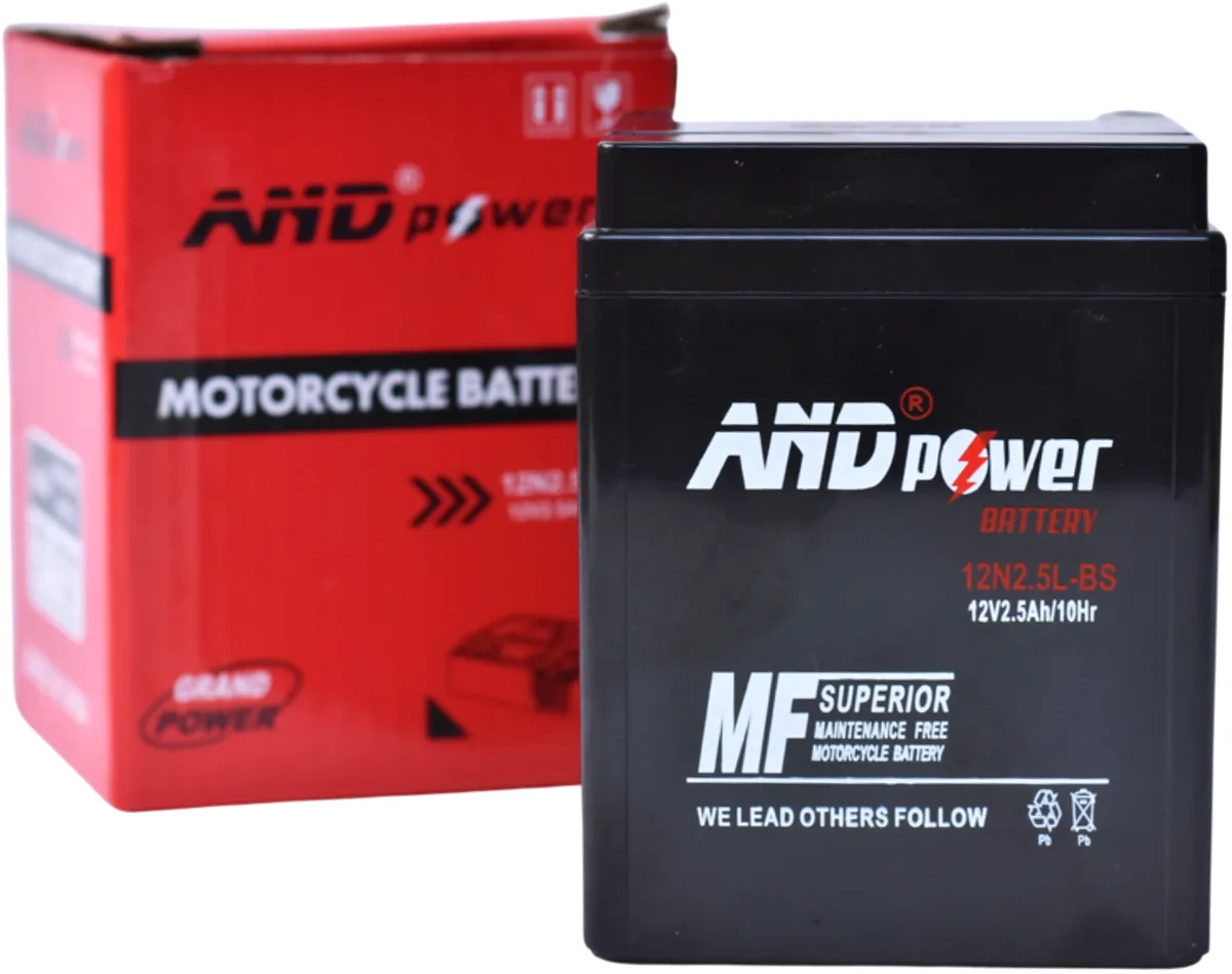 BATERIA BOXER -  12N2.5 - AND POWER -MIK