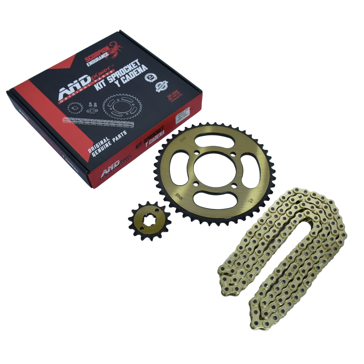 KIT ARRASTRE LIBERO 125 45T-14T-428H-124L AND POWER/RQ